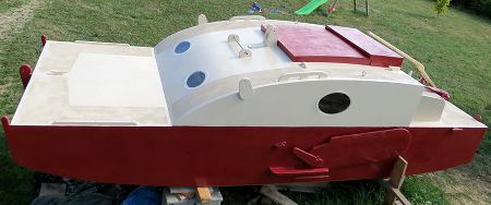 sailing scow cabin