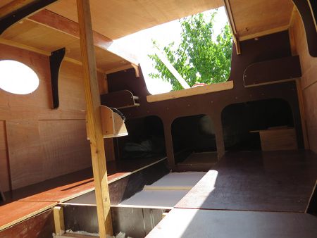 sailing scow bunks